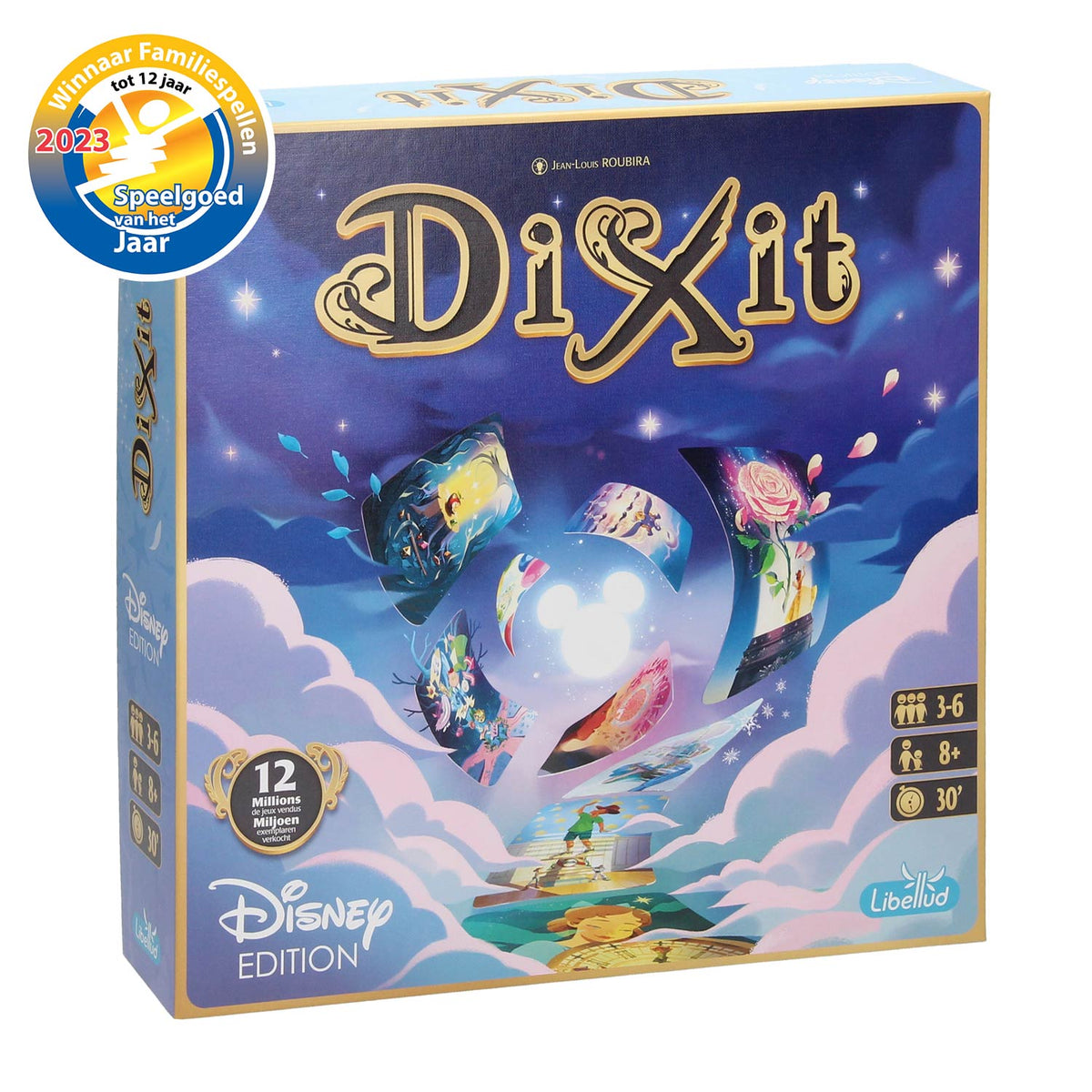 Libellud - dixit disney - juego de mesa creativo - 84 cartas basado en las películas de disney pixar