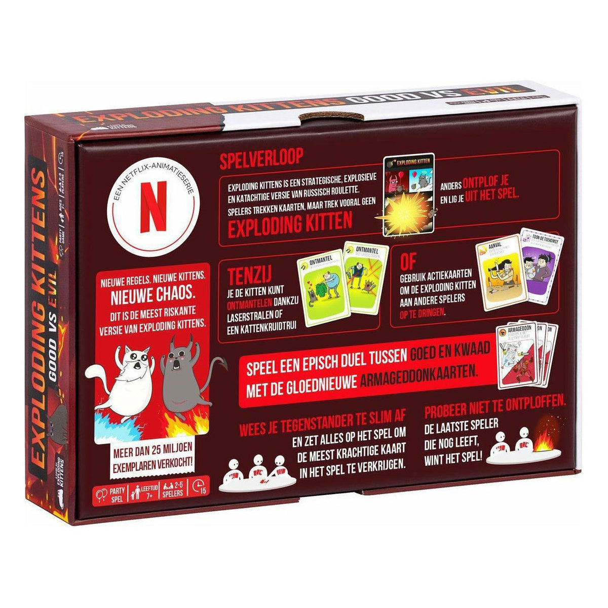 Gatitos explosivos juego de cartas del bien contra el mal