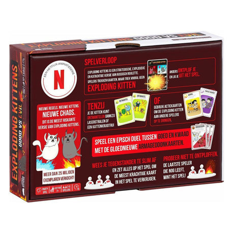 Gatitos explosivos juego de cartas del bien contra el mal
