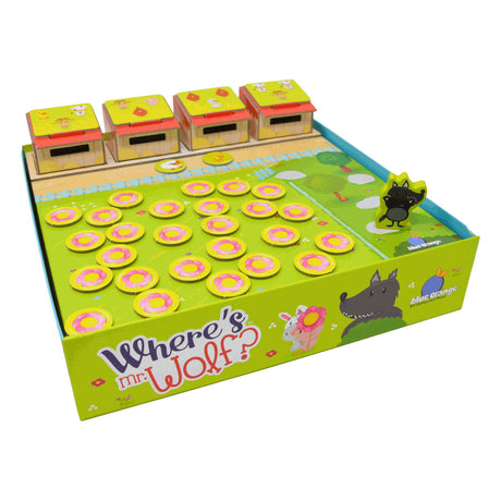 Juegos de Geronimo juego de mesa azul naranja Mr. Wolf