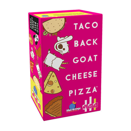 Geronimo games taco back pizza de queso de cabra - juego de cartas - - azul naranja - a partir de 8 años