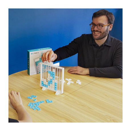 Linkx azul naranja - juegos geronimo - - juego estratégico - a partir de 6 años - 2 jugadores
