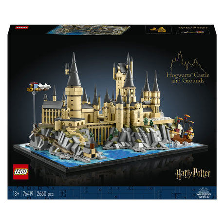 Lego harry potter castillo y terrenos de hogwarts set grande para adultos - 76419