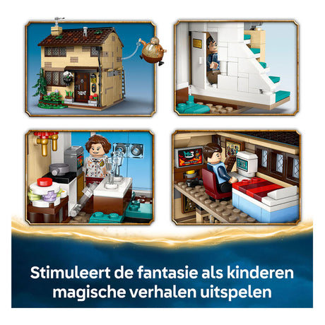 Lego Harry Potter Privet Drive: kit de construcción Visita de la tía Margot - 76451