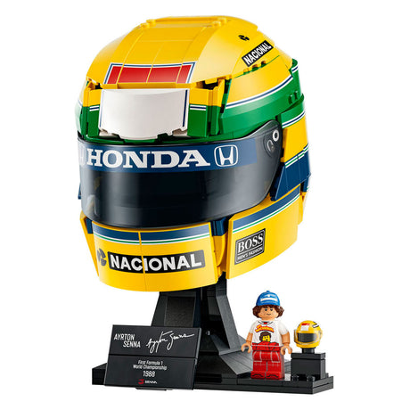 Lego editions helm van ayrton senna f1 auto helm bouwpakket voor kinderen en tieners 43024