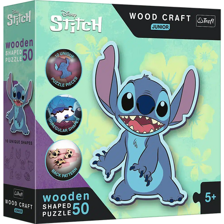 Disney trefl rompecabezas de madera lilo stitch junior de - 50 piezas