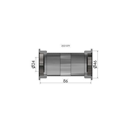 Elvedes Bottom Suprandet Adapter Press Fit B386 Shimano 24 mm