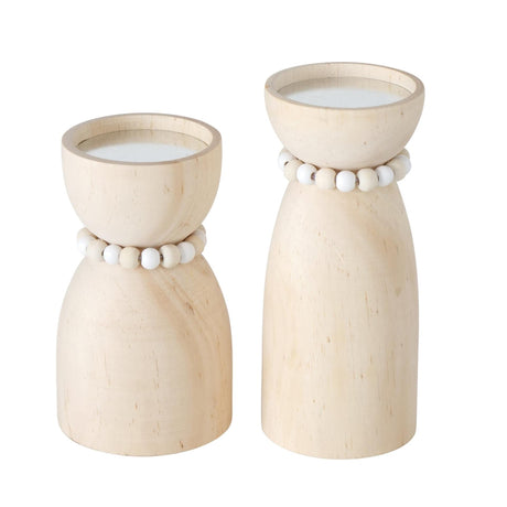 Boltze home candelabro kianos juego de 2 piezas ã˜8xh14 ã˜7xh17cm