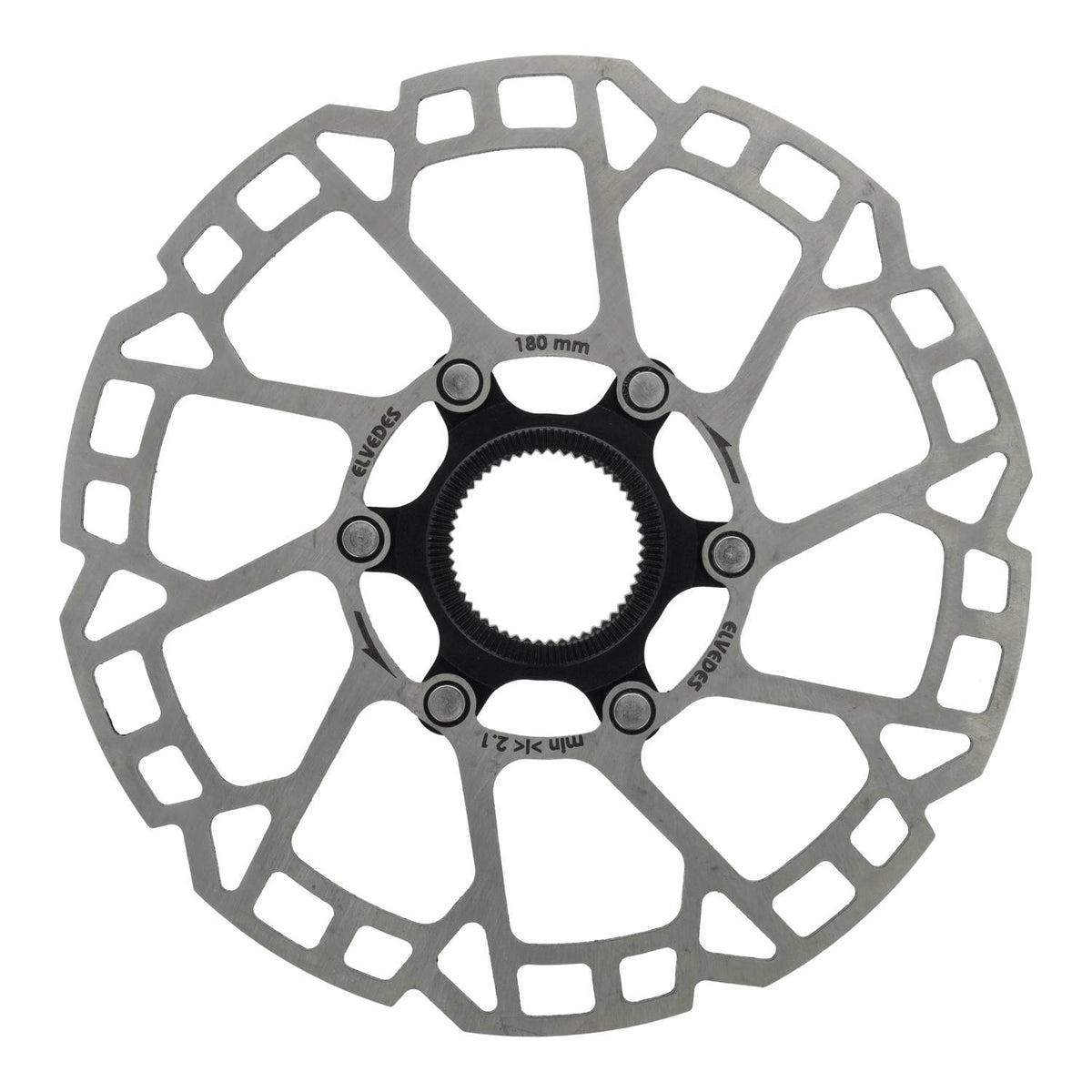 Disco de freno Elvedes 180mm bloqueo central 2,3mm