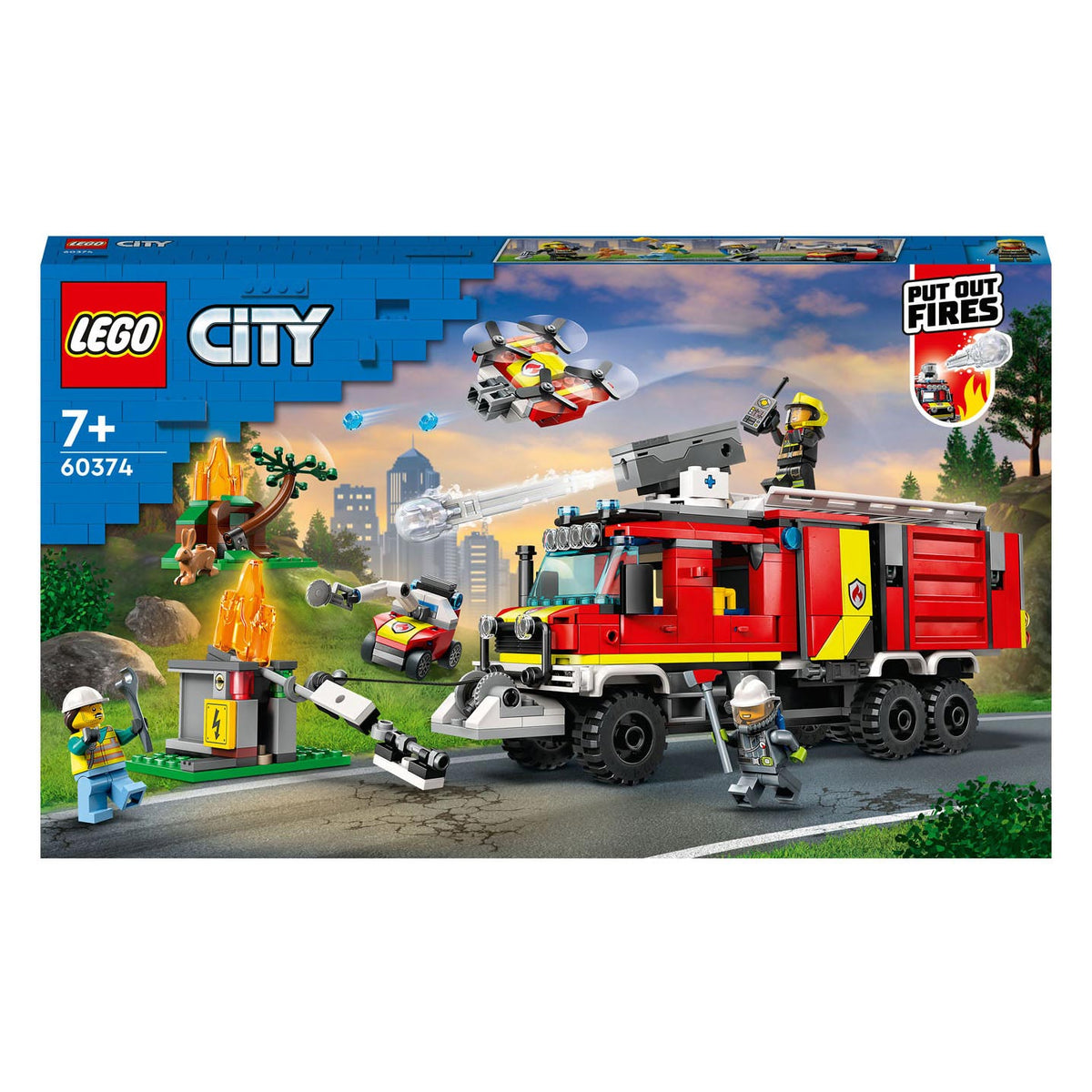 LEGO CITY 60374 camión de bomberos
