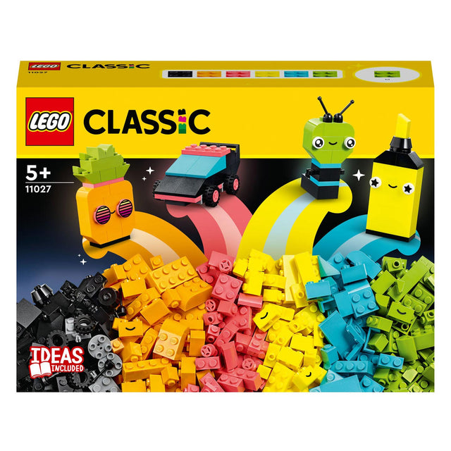 LEGO Classic 11027 creatividad creativa con neón