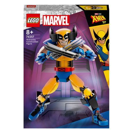 Lego marvel - juguete de construcción figura de construcción de lobezno (76257)
