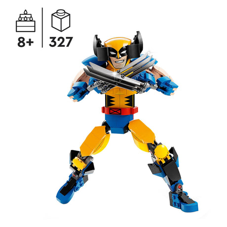 Lego marvel - juguete de construcción figura de construcción de lobezno (76257)
