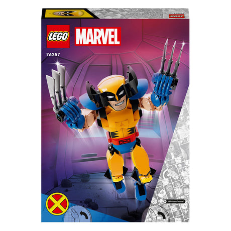 Lego marvel - juguete de construcción figura de construcción de lobezno (76257)