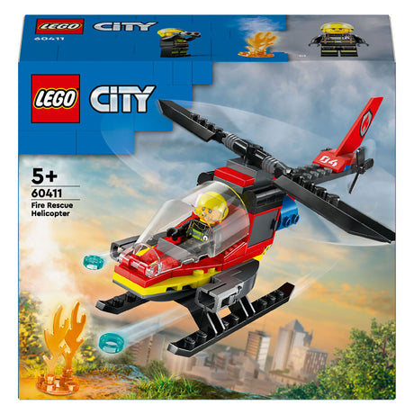 Helicóptero de bomberos de Lego City - 60411