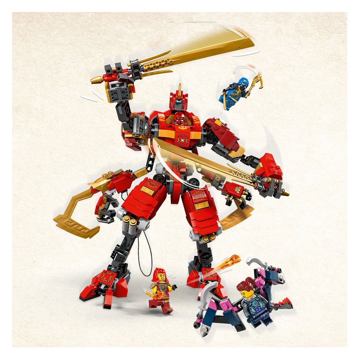 Lego 71812 ninjago kai robot de escalada ninja