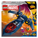 Lego marvel - juguete de construcción x-men x-jet (76281)