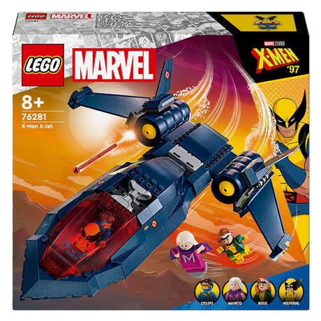 Lego marvel - juguete de construcción x-men x-jet (76281)