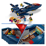 Lego marvel - juguete de construcción x-men x-jet (76281)