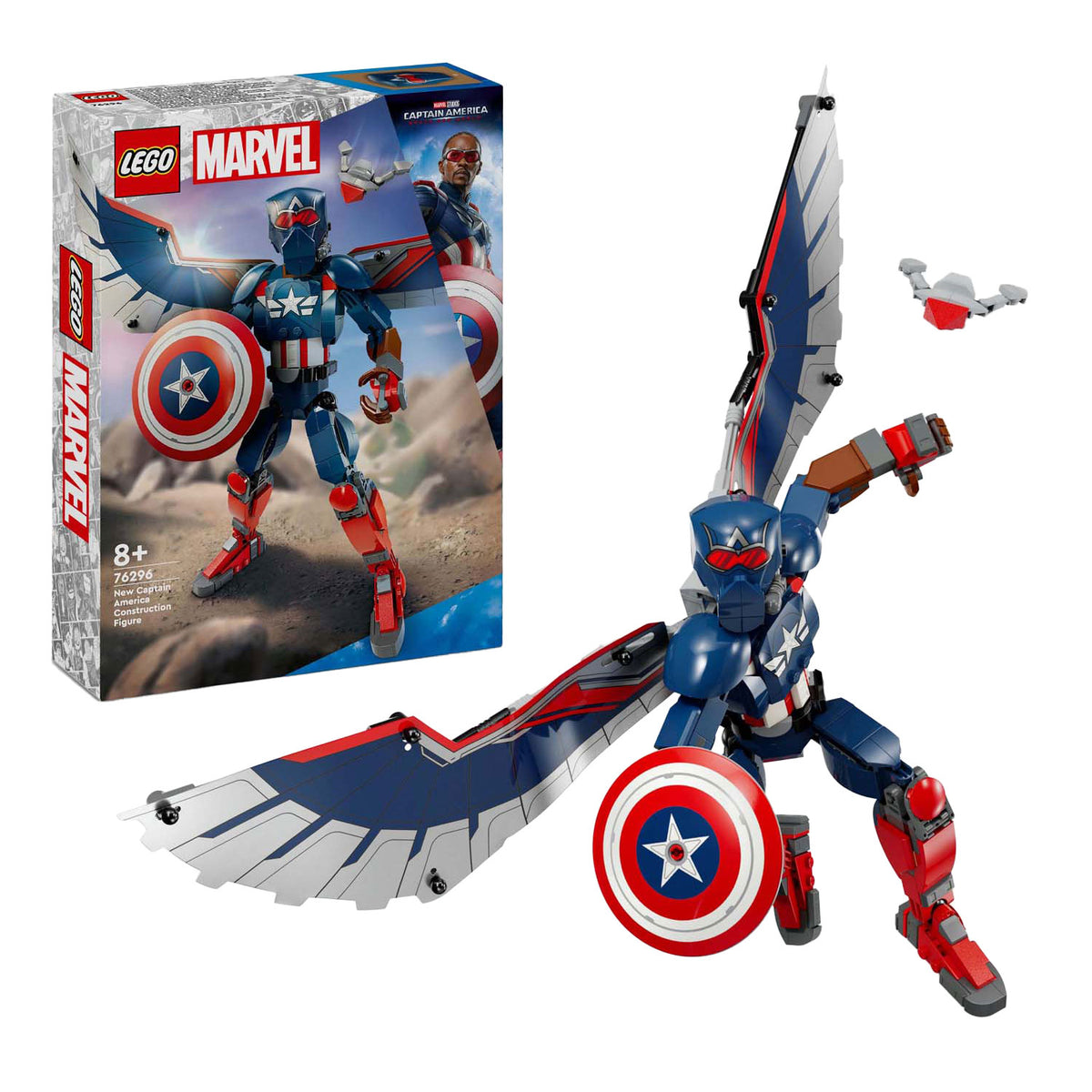 Lego marvel 76296 figura de construcción capitán américa