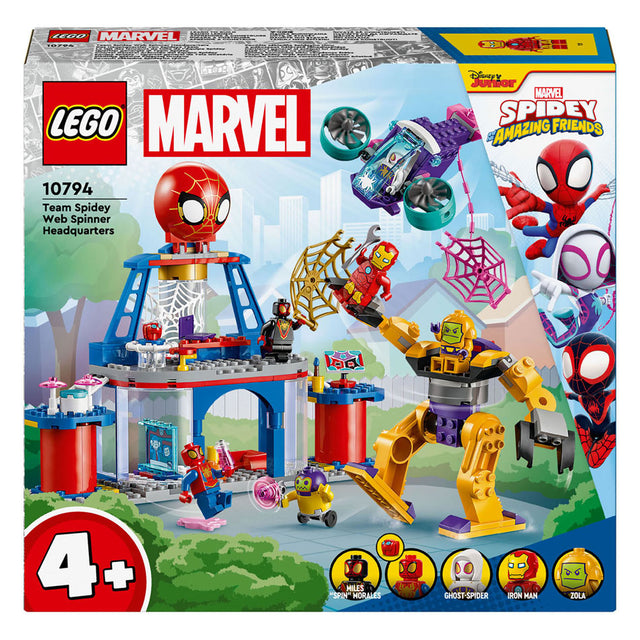 LEGO Marvel 10794 Equipo Spidey Webnner Sede