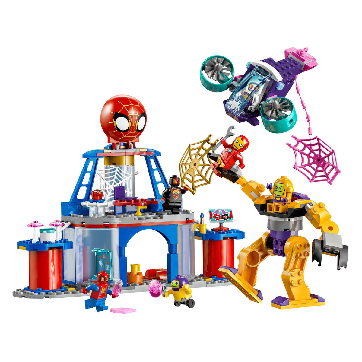LEGO Marvel 10794 Equipo Spidey Webnner Sede