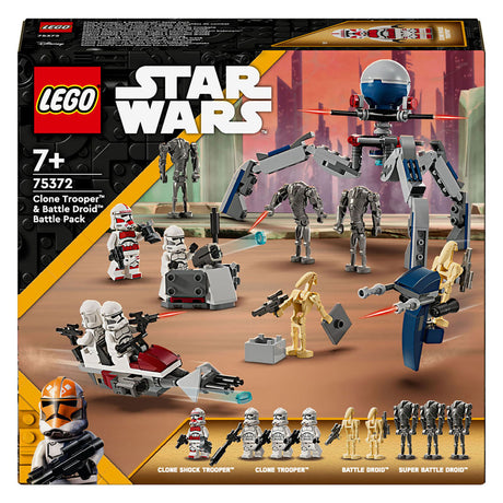 Paquete de batalla Lego Star Wars Clon Trooper™ Battle Droid™ - 75372