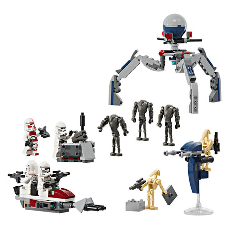 Paquete de batalla Lego Star Wars Clon Trooper™ Battle Droid™ - 75372