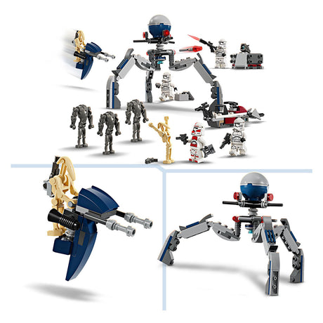 Paquete de batalla Lego Star Wars Clon Trooper™ Battle Droid™ - 75372