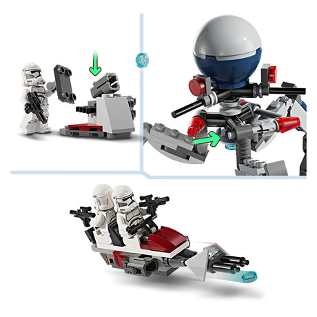 Paquete de batalla Lego Star Wars Clon Trooper™ Battle Droid™ - 75372