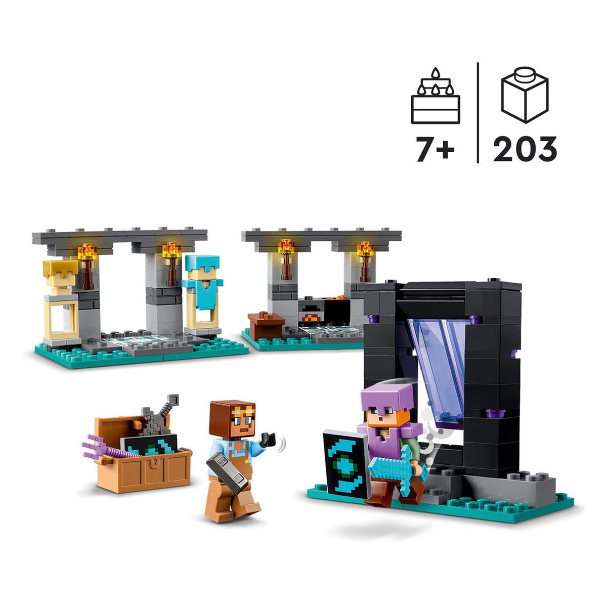 LEGO LEGO MINECRAFT 21252 DE Armasmederij