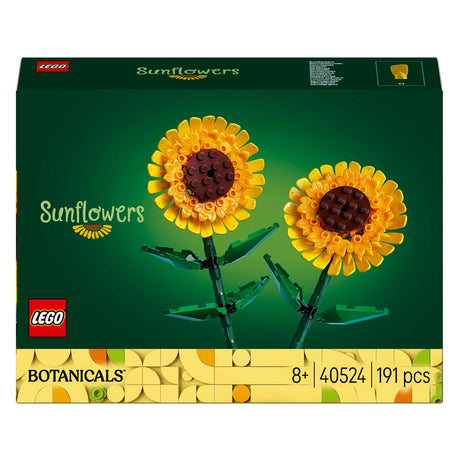 Girasoles icónicos de Lego - colección botánica - 40524