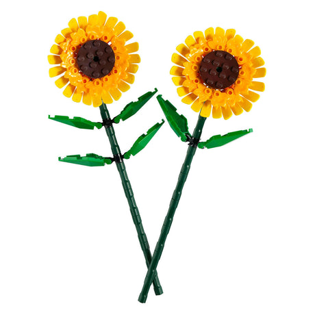 Girasoles icónicos de Lego - colección botánica - 40524