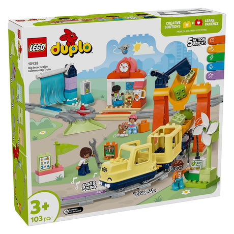 Lego Duplo Town 10428 gran tren vecinal interactivo