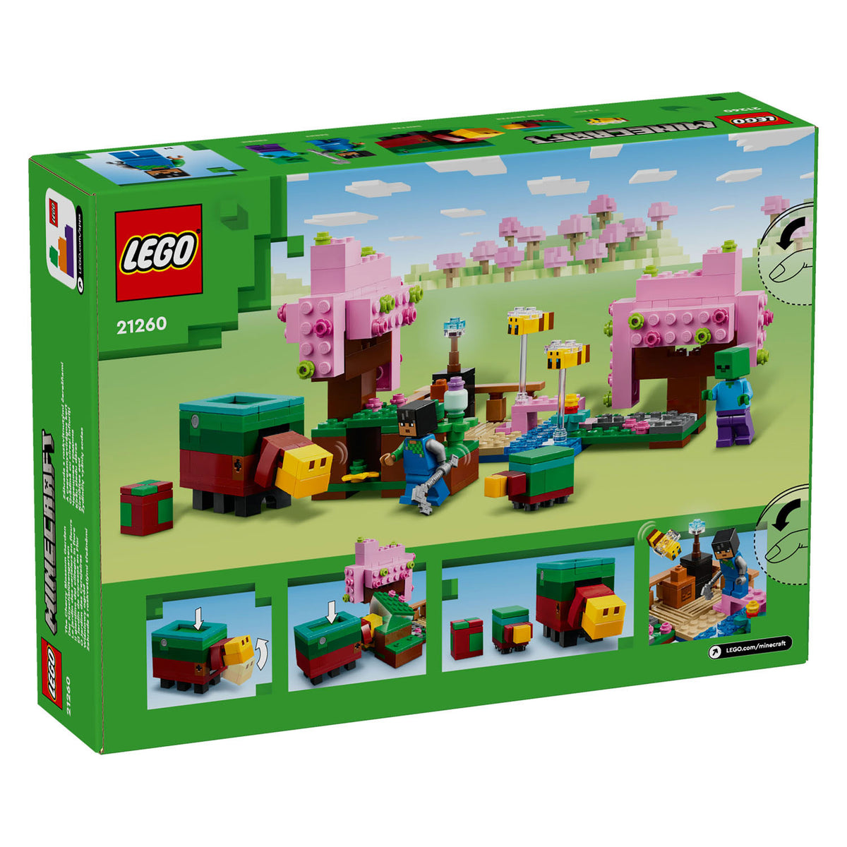 LEGO Minecraft 21260 El jardín de la flor de cerezo