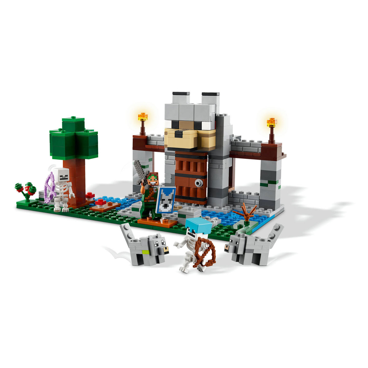 Lego minecraft 21261 el castillo del lobo