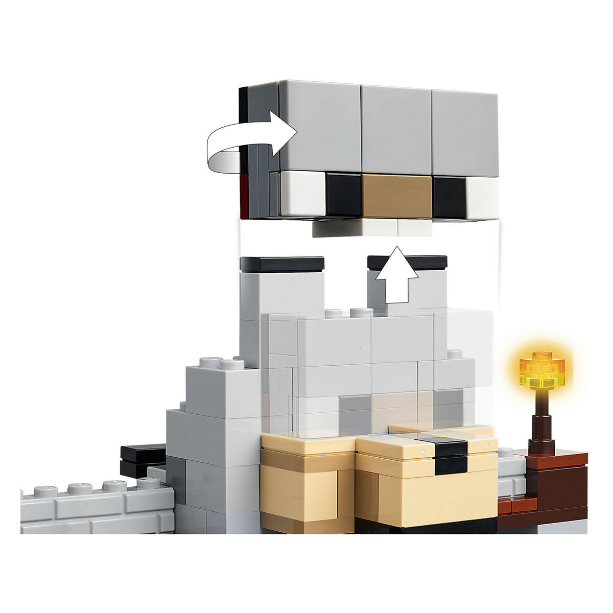 Lego minecraft 21261 el castillo del lobo
