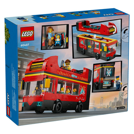 Autobús turístico rojo de dos pisos Lego City - 60407