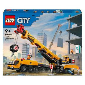 LEGO CITY 60409 Crane de construcción móvil amarilla