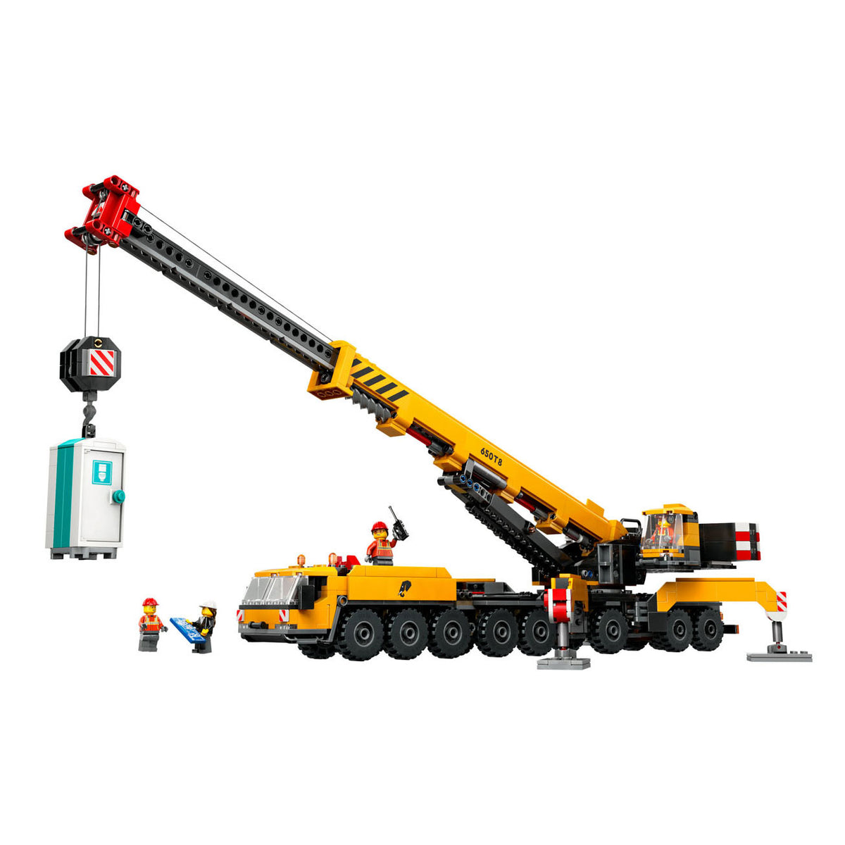 LEGO CITY 60409 Crane de construcción móvil amarilla
