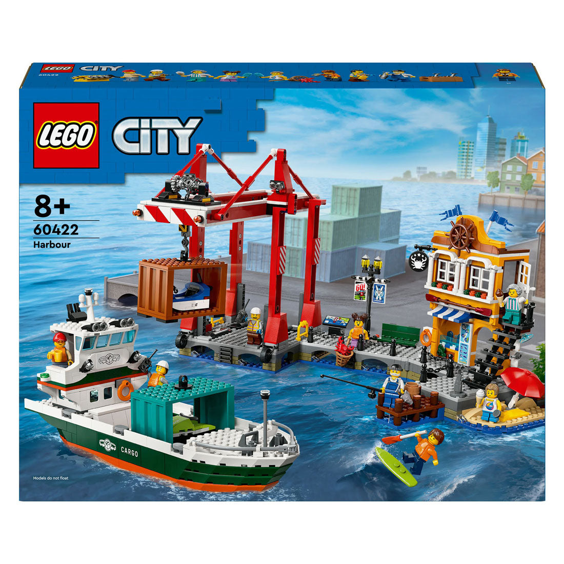 LEGO CITY 60422 Haven con barco de carga