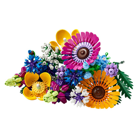 Conjunto de construcción de ramo de flores silvestres Lego Icons para adultos, colección botánica - 10313