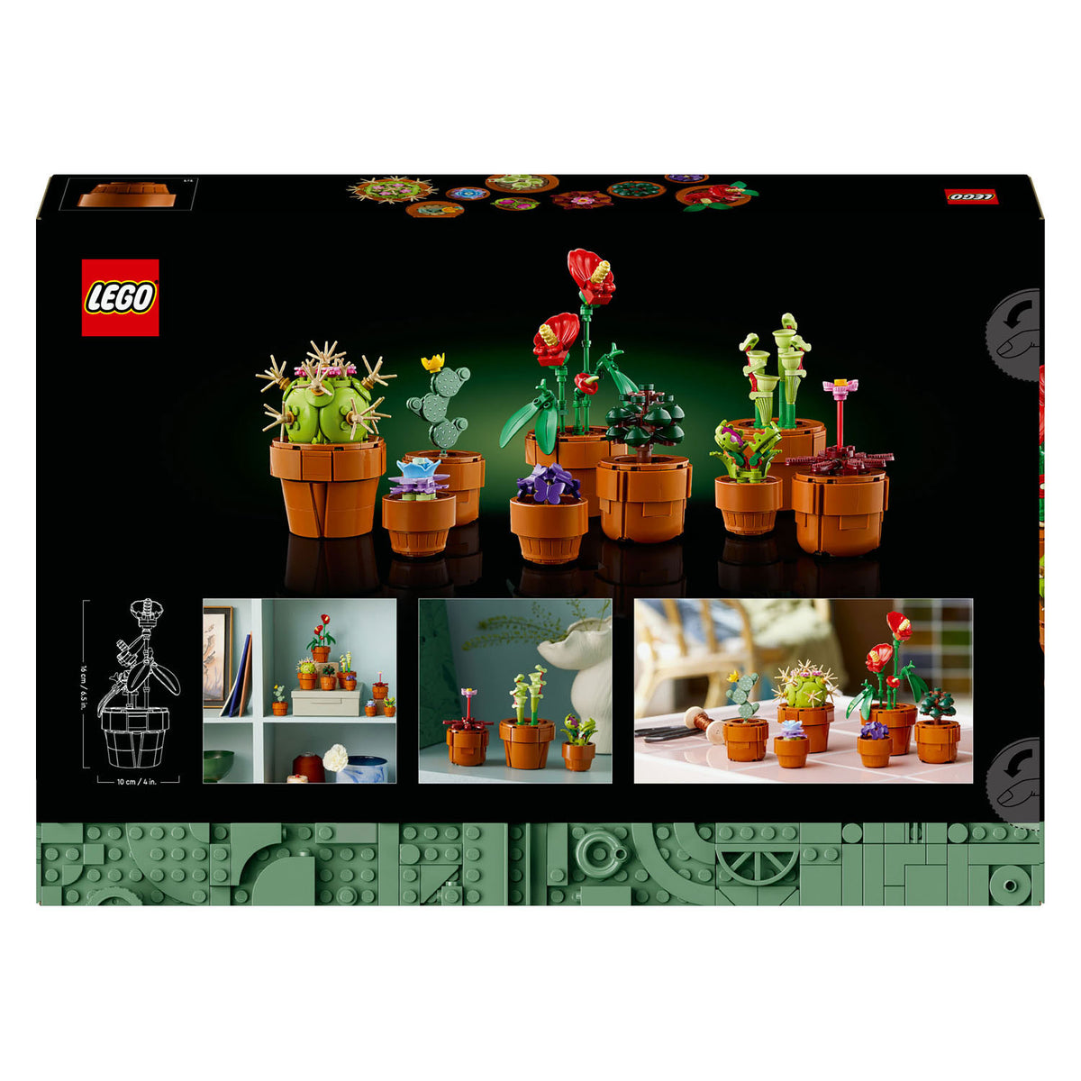 Lego iconos mini plantas - colección botánica - 10329