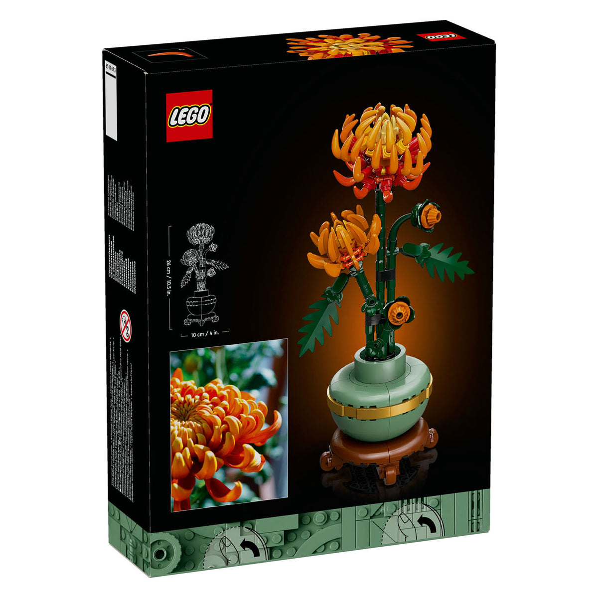 Lego iconos crisantemo - colección botánica - 10368