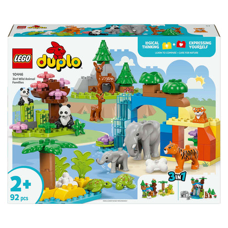 Lego duplo town 10446 familias de animales salvajes 3 en 1