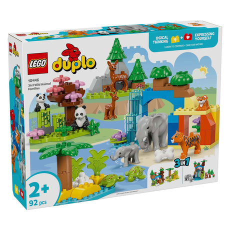 Lego duplo town 10446 familias de animales salvajes 3 en 1