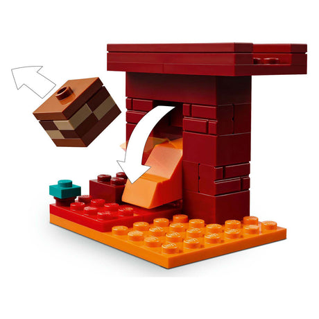 Lego minecraft la batalla de lava en el abismo para niños - 21266