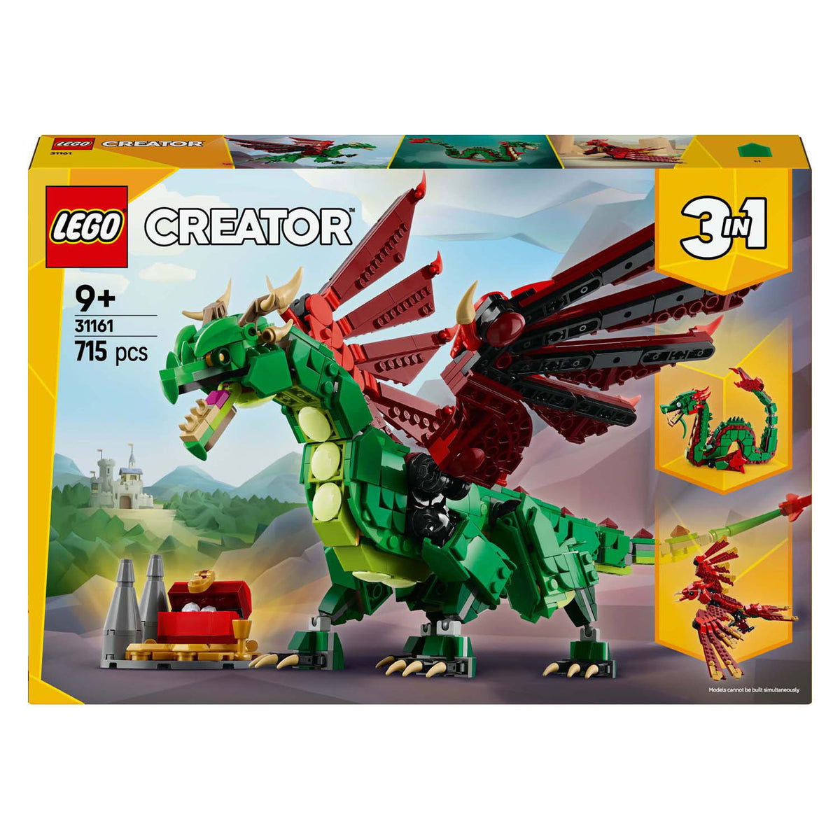 Lego creador dragón medieval 3 en 1 - 31161