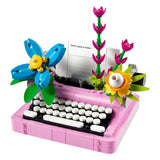 Máquina de escribir Lego Creator 3 en 1 con flores - 31169