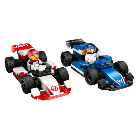 Lego city coches de carreras f1 williams y haas f1 - 60464